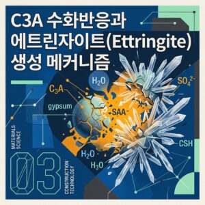 ai thumbnail poster C3A 수화반응과 에트린자이트Ettringite 생성 메커니즘 1788178868
