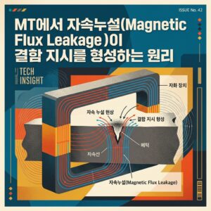 ai thumbnail poster MT에서 자속누설Magnetic Flux Leakage이 결함 지시를 형성하는 원리 1787743351