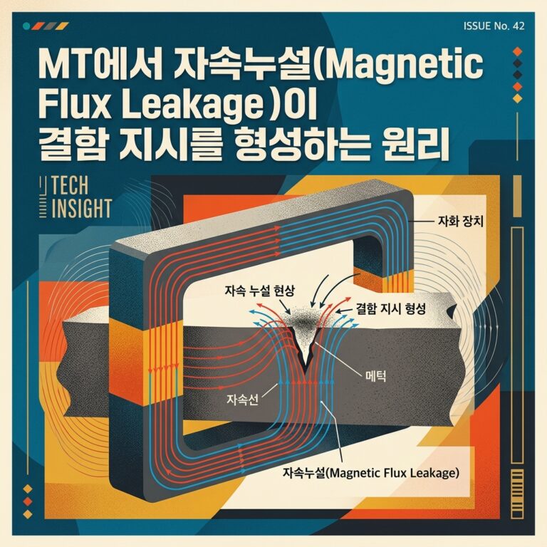 ai thumbnail poster MT에서 자속누설Magnetic Flux Leakage이 결함 지시를 형성하는 원리 1787743351
