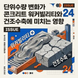 ai thumbnail poster 단위수량 변화가 콘크리트 워커빌리티와 건조수축에 미치는 영향 1788178574