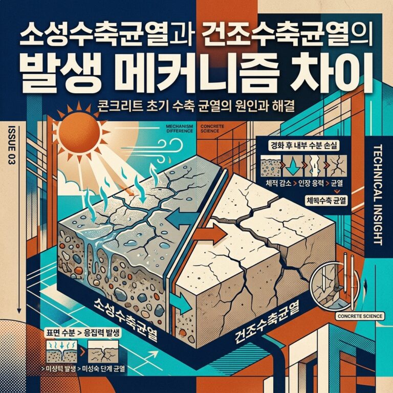 ai thumbnail poster 소성수축균열과 건조수축균열의 발생 메커니즘 차이 1788179371