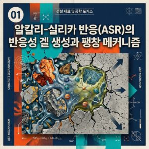ai thumbnail poster 알칼리 실리카 반응ASR의 반응성 겔 생성과 팽창 메커니즘 1788179905