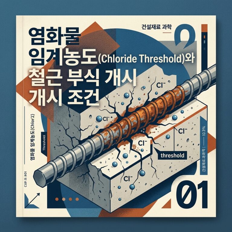ai thumbnail poster 염화물 임계농도Chloride Threshold와 철근 부식 개시 조건 1788179746