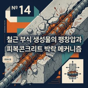ai thumbnail poster 철근 부식 생성물의 팽창압과 피복콘크리트 박락 메커니즘 1788179845