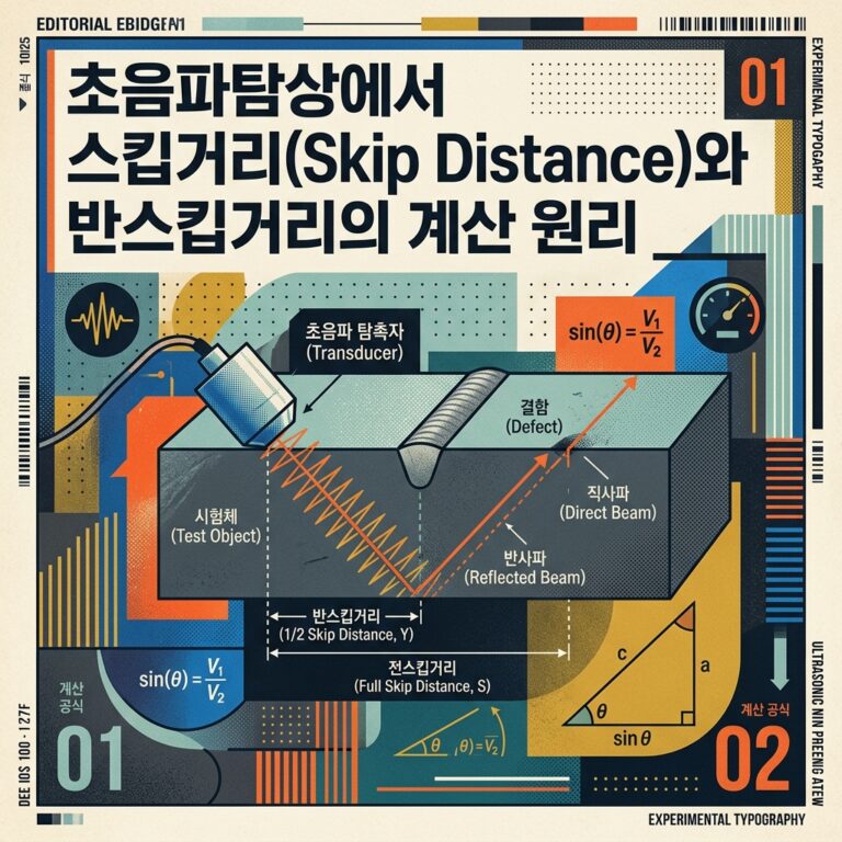 ai thumbnail poster 초음파탐상에서 스킵거리Skip Distance와 반스킵거리의 계산 원리 1787325251