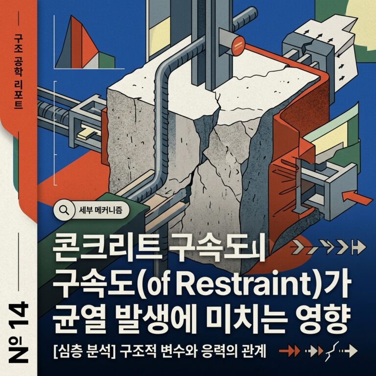 ai thumbnail poster 콘크리트 구속도Degree of Restraint가 균열 발생에 미치는 영향 1788179420