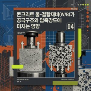 ai thumbnail poster 콘크리트 물 결합재비WB가 공극구조와 압축강도에 미치는 영향 1788178514