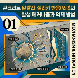 ai thumbnail poster 콘크리트 알칼리 실리카 반응ASR의 발생 메커니즘과 억제 방법 1787126340