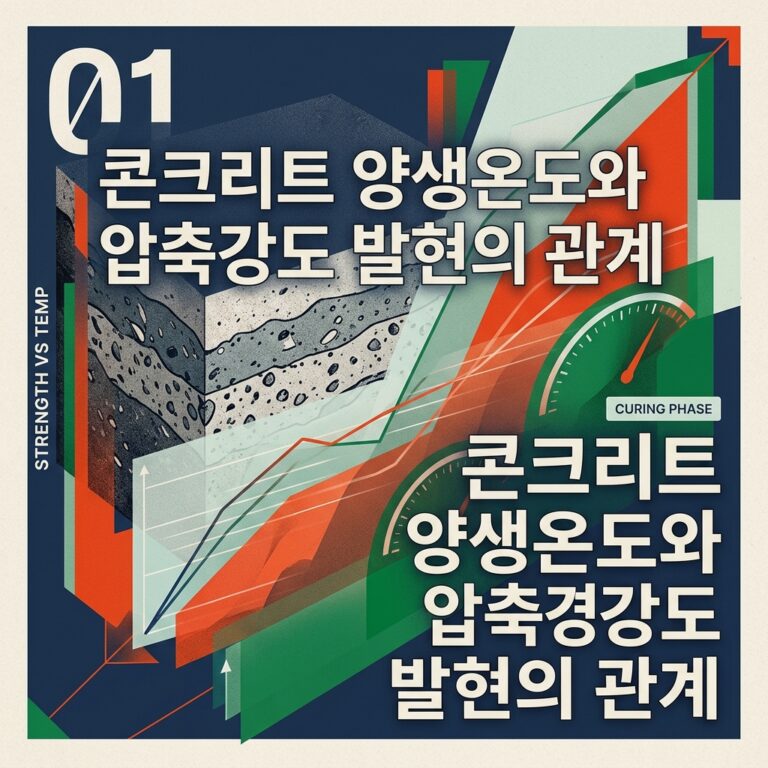ai thumbnail poster 콘크리트 양생온도와 압축강도 발현의 관계 1787249149