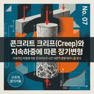ai thumbnail poster 콘크리트 크리프Creep와 지속하중에 따른 장기변형 1788179265
