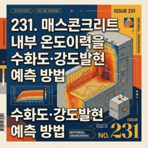 ai thumbnail poster 231. 매스콘크리트 내부 온도이력을 이용한 수화도·강도발현 예측 방법 1790142565