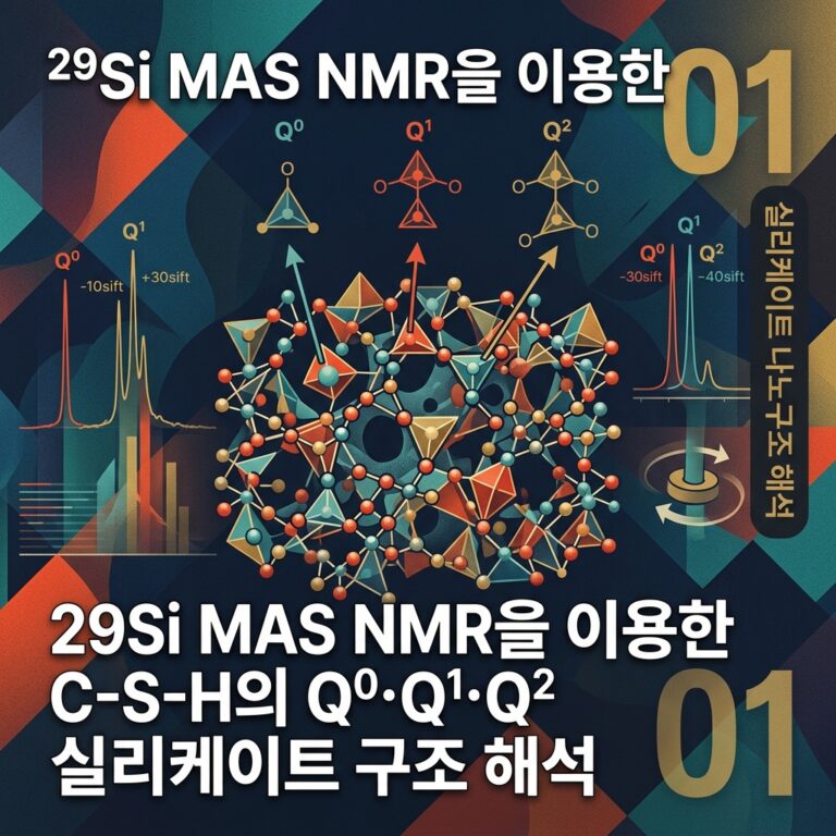 ai thumbnail poster 29Si MAS NMR을 이용한 C S H의 Q⁰·Q¹·Q² 실리케이트 구조 해석 1789563357