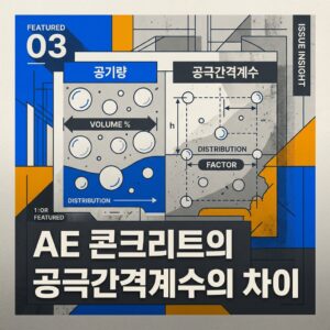 ai thumbnail poster AE 콘크리트의 공기량과 공극간격계수의 차이 1788266508