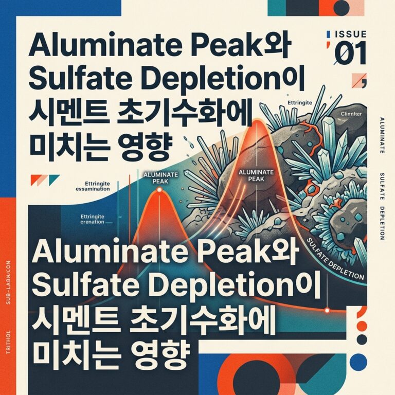 ai thumbnail poster Aluminate Peak와 Sulfate Depletion이 시멘트 초기수화에 미치는 영향 1790141289