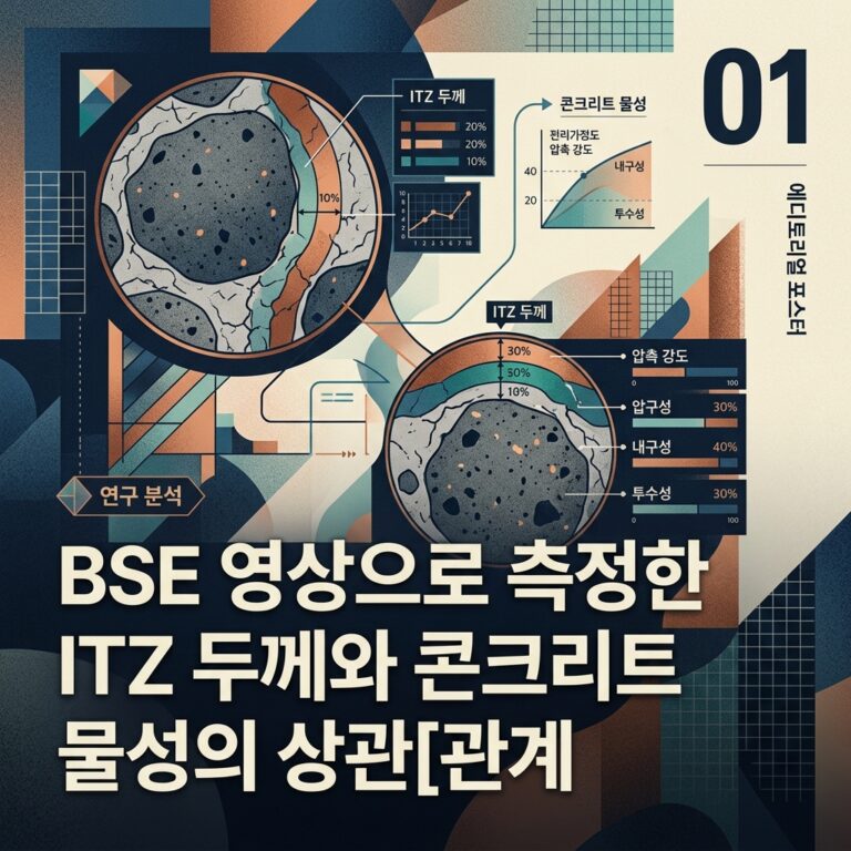 ai thumbnail poster BSE 영상으로 측정한 ITZ 두께와 콘크리트 물성의 상관관계 1789562828