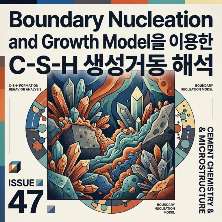 ai thumbnail poster Boundary Nucleation and Growth Model을 이용한 C S H 생성거동 해석 1790141745