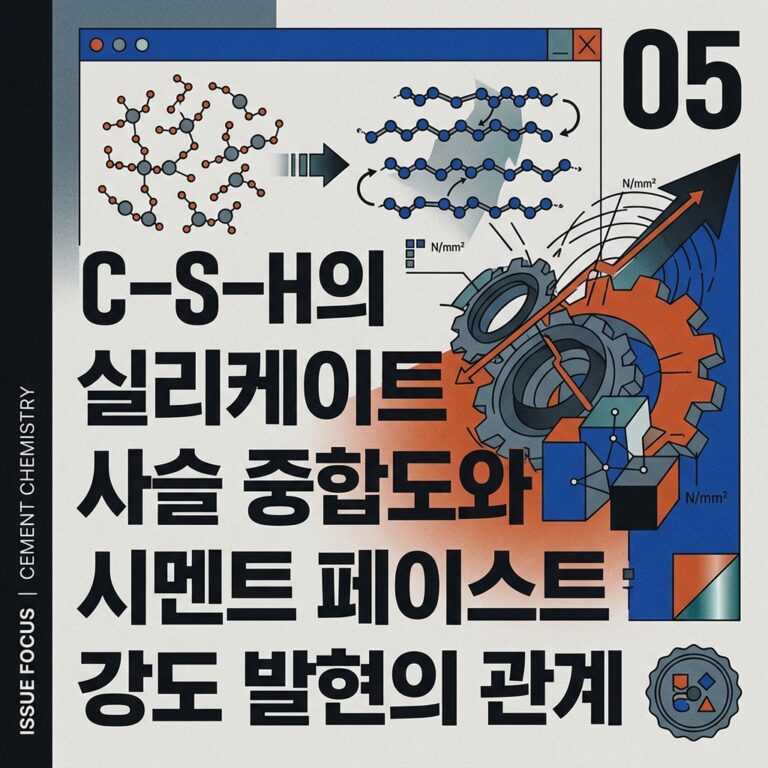 ai thumbnail poster C S H의 실리케이트 사슬 중합도와 시멘트 페이스트 강도 발현의 관계 1789471738