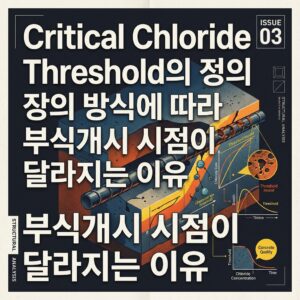 ai thumbnail poster Critical Chloride Threshold의 정의 방식에 따라 부식개시 시점이 달라지는 이유 1789472851
