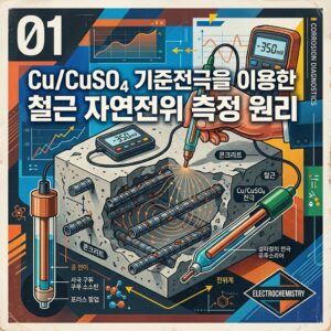 ai thumbnail poster CuCuSO₄ 기준전극을 이용한 철근 자연전위 측정 원리 1789386791