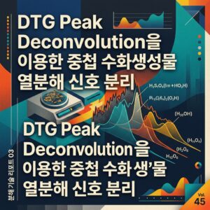 ai thumbnail poster DTG Peak Deconvolution을 이용한 중첩 수화생성물 열분해 신호 분리 1789562494