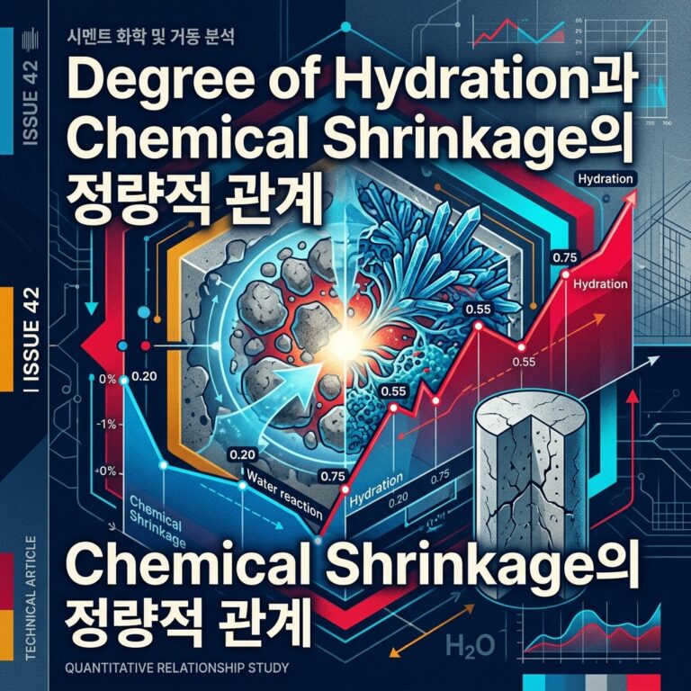 ai thumbnail poster Degree of Hydration과 Chemical Shrinkage의 정량적 관계 1790141960