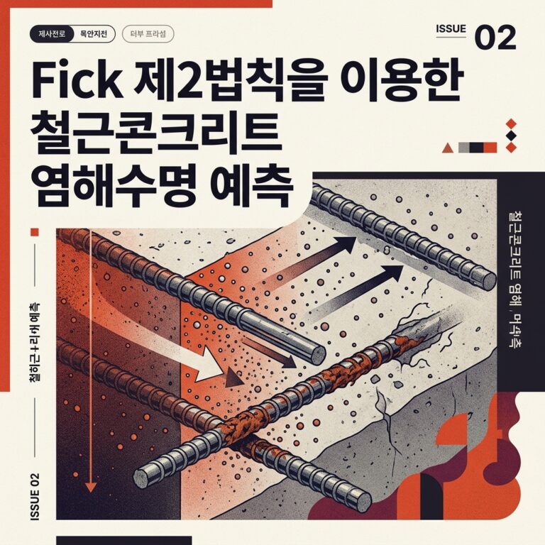 ai thumbnail poster Fick 제2법칙을 이용한 철근콘크리트 염해수명 예측 1788781339