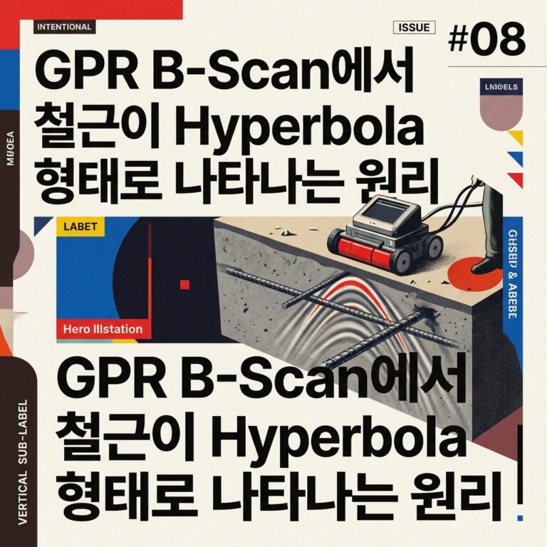 ai thumbnail poster GPR B Scan에서 철근이 Hyperbola 형태로 나타나는 원리 1789386366