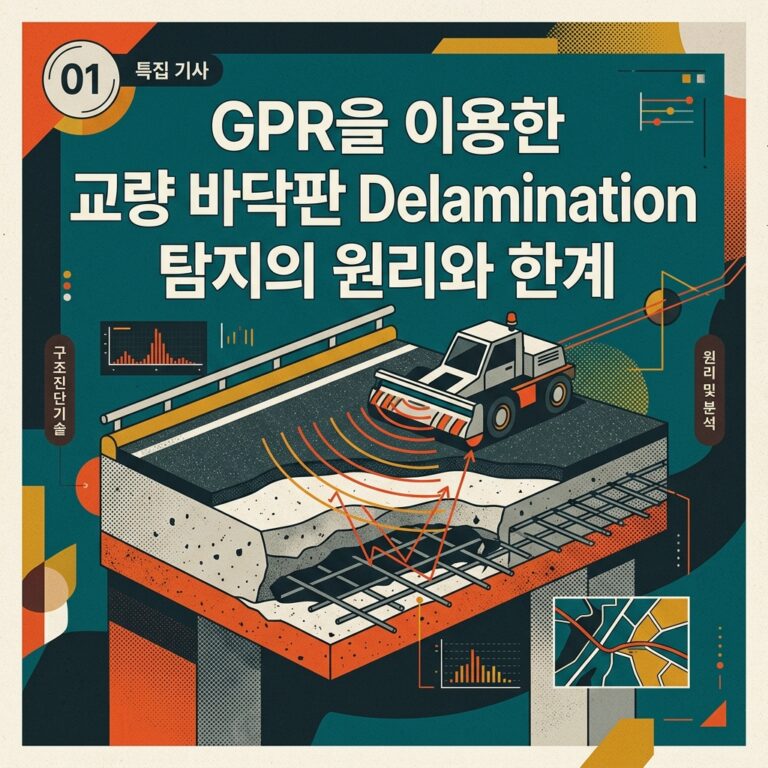ai thumbnail poster GPR을 이용한 교량 바닥판 Delamination 탐지의 원리와 한계 1789386691
