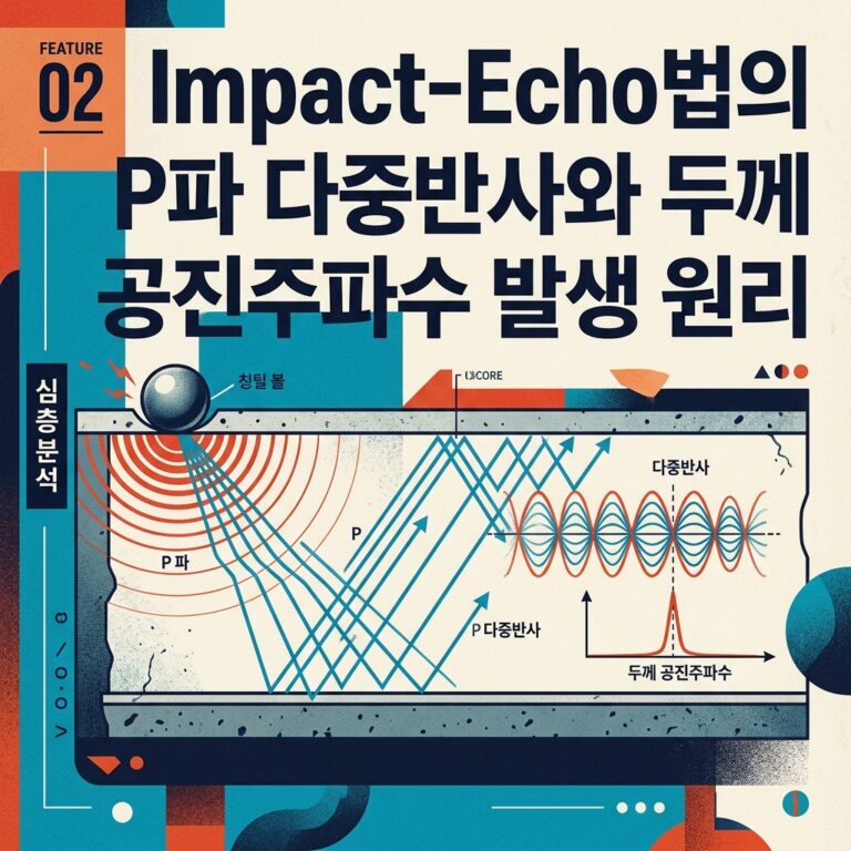 ai thumbnail poster Impact Echo법의 P파 다중반사와 두께 공진주파수 발생 원리 1789385718