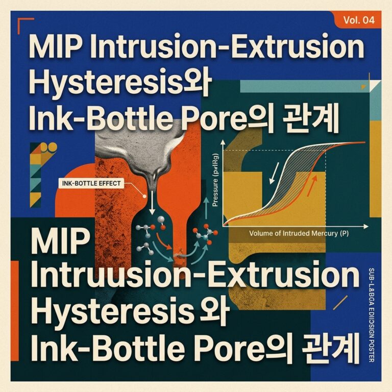 ai thumbnail poster MIP Intrusion Extrusion Hysteresis와 Ink Bottle Pore의 관계 1789562933