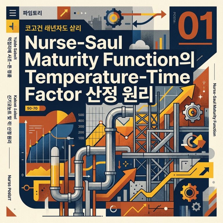 ai thumbnail poster Nurse Saul Maturity Function의 Temperature Time Factor 산정 원리 1790142290