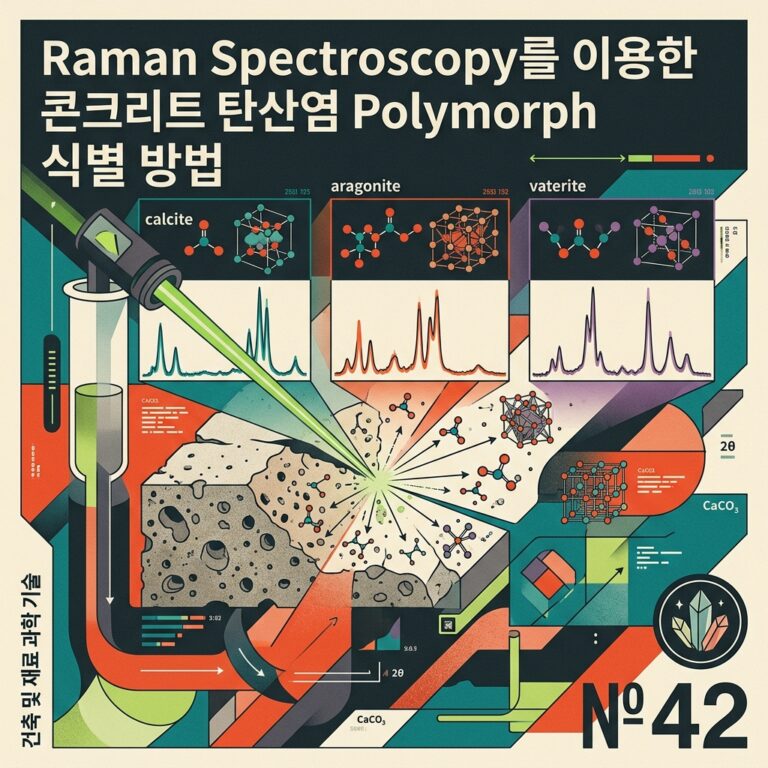 ai thumbnail poster Raman Spectroscopy를 이용한 콘크리트 탄산염 Polymorph 식별 방법 1789563492