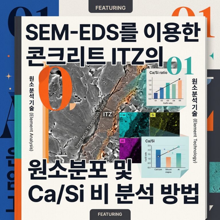 ai thumbnail poster SEM EDS를 이용한 콘크리트 ITZ의 원소분포 및 CaSi 비 분석 방법 1789472394