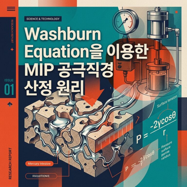 ai thumbnail poster Washburn Equation을 이용한 MIP 공극직경 산정 원리 1789562888