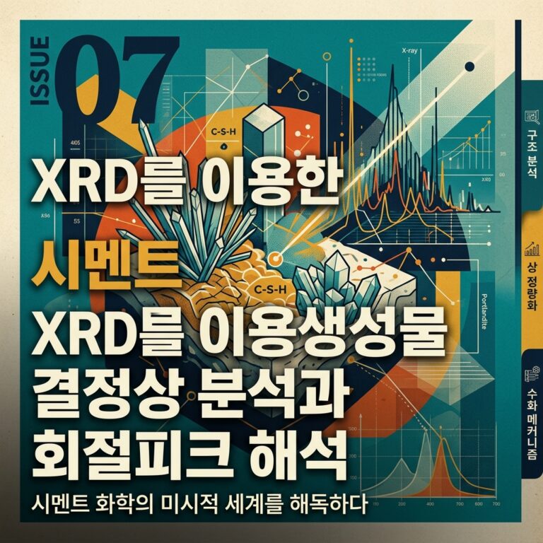 ai thumbnail poster XRD를 이용한 시멘트 수화생성물 결정상 분석과 회절피크 해석 1789561996