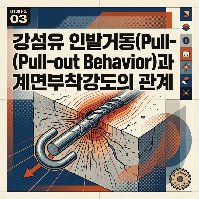 ai thumbnail poster 강섬유 인발거동Pull out Behavior과 계면부착강도의 관계 1788267181