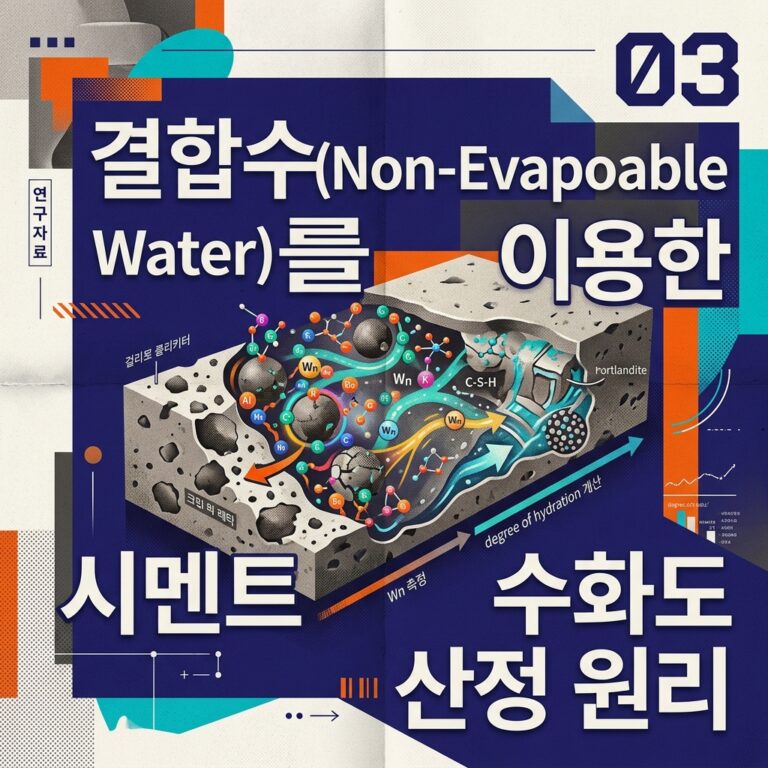 ai thumbnail poster 결합수Non Evaporable Water를 이용한 시멘트 수화도 산정 원리 1789562544