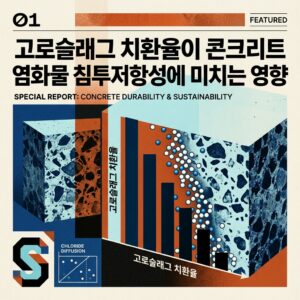 ai thumbnail poster 고로슬래그 치환율이 콘크리트 염화물 침투저항성에 미치는 영향 1788265739