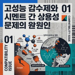 ai thumbnail poster 고성능 감수제와 시멘트 간 상용성 문제의 발생 원인 1788266209