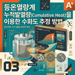 ai thumbnail poster 등온열량계 누적발열량Cumulative Heat을 이용한 수화도 추정 방법 1790141440