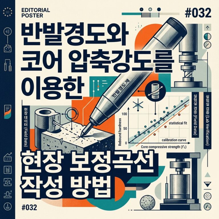 ai thumbnail poster 반발경도와 코어 압축강도를 이용한 현장 보정곡선 작성 방법 1788921412