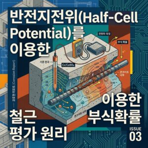 ai thumbnail poster 반전지전위Half Cell Potential를 이용한 철근 부식확률 평가 원리 1789386740