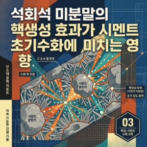ai thumbnail poster 석회석 미분말의 핵생성 효과가 시멘트 초기수화에 미치는 영향 1788265888