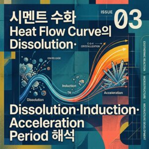 ai thumbnail poster 시멘트 수화 Heat Flow Curve의 Dissolution·Induction·Acceleration Period 해석 1790141203
