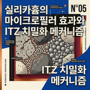 ai thumbnail poster 실리카흄의 마이크로필러 효과와 ITZ 치밀화 메커니즘 1788265790