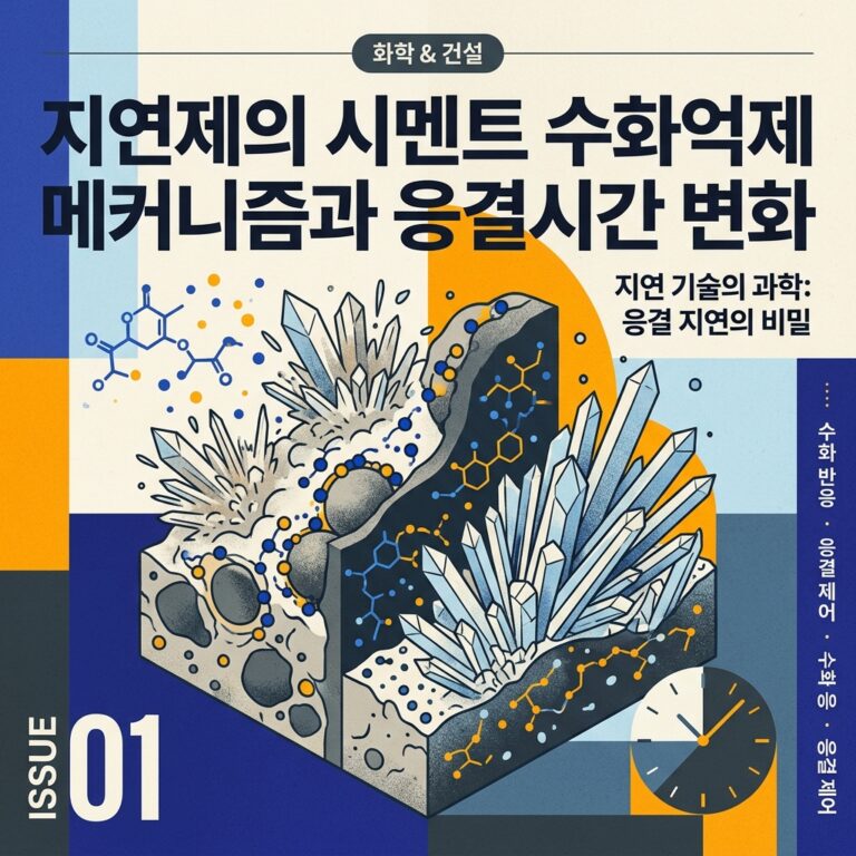 ai thumbnail poster 지연제의 시멘트 수화억제 메커니즘과 응결시간 변화 1788266555