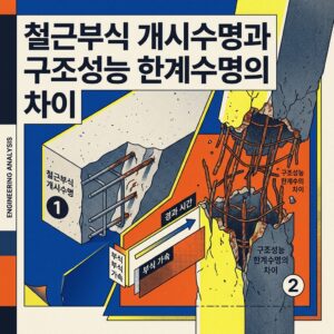 ai thumbnail poster 철근부식 개시수명과 구조성능 한계수명의 차이 1788781482