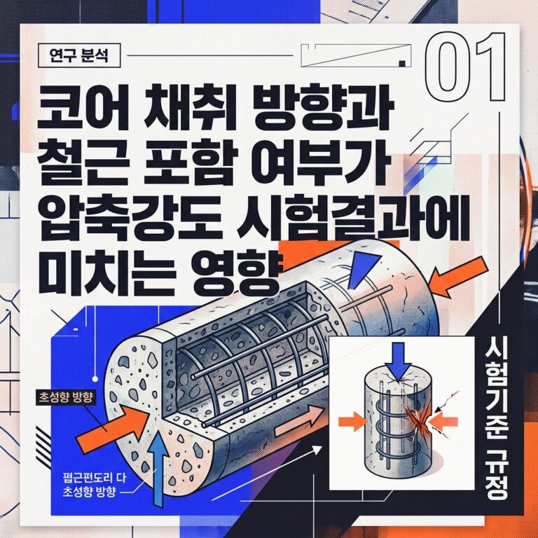ai thumbnail poster 코어 채취 방향과 철근 포함 여부가 압축강도 시험결과에 미치는 영향 1788921510