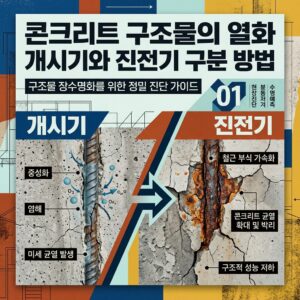 ai thumbnail poster 콘크리트 구조물의 열화 개시기와 진전기 구분 방법 1788781433