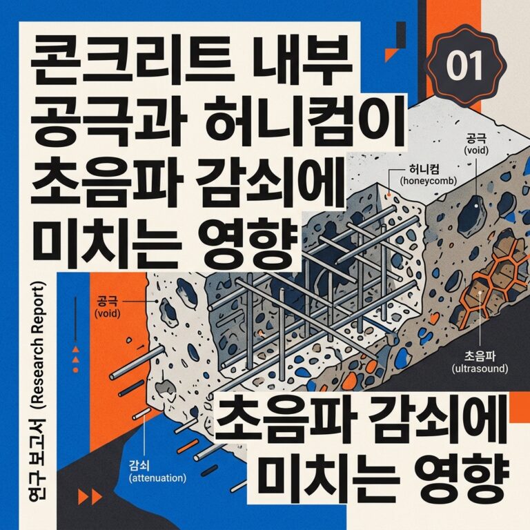 ai thumbnail poster 콘크리트 내부 공극과 허니컴이 초음파 감쇠에 미치는 영향 1788922117